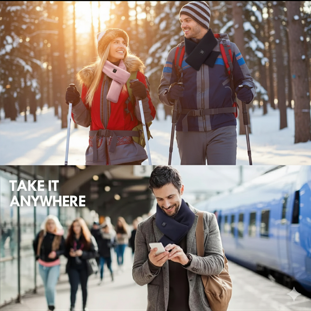 Heated scarf electric warm 3-Temperature Control"