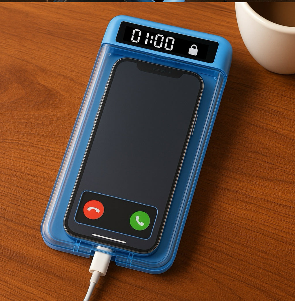 Phone lock box with timer┃keep distractions away