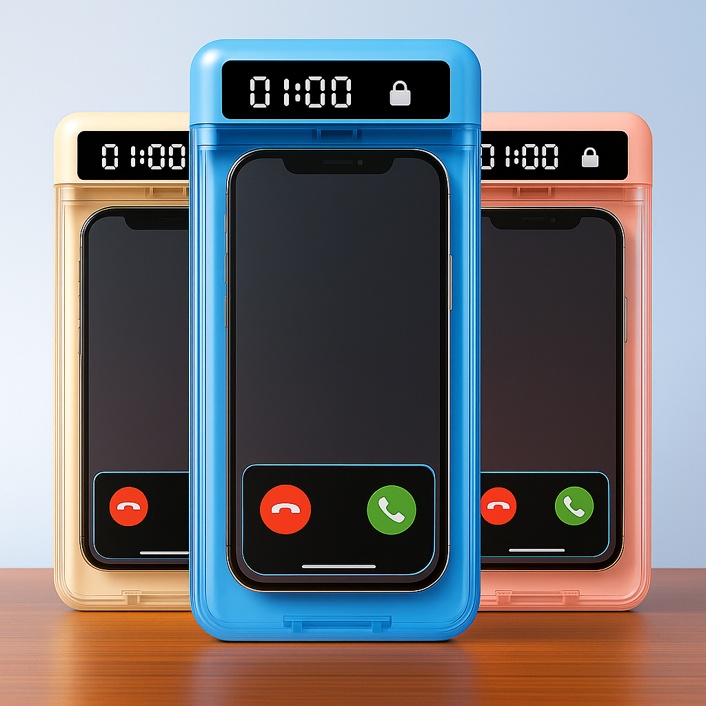 Phone lock box with timer┃keep distractions away